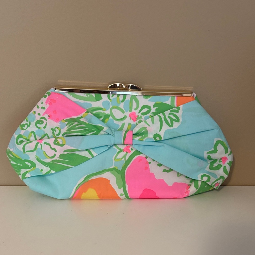 Handmade Lilly Pulitzer Print Clutch